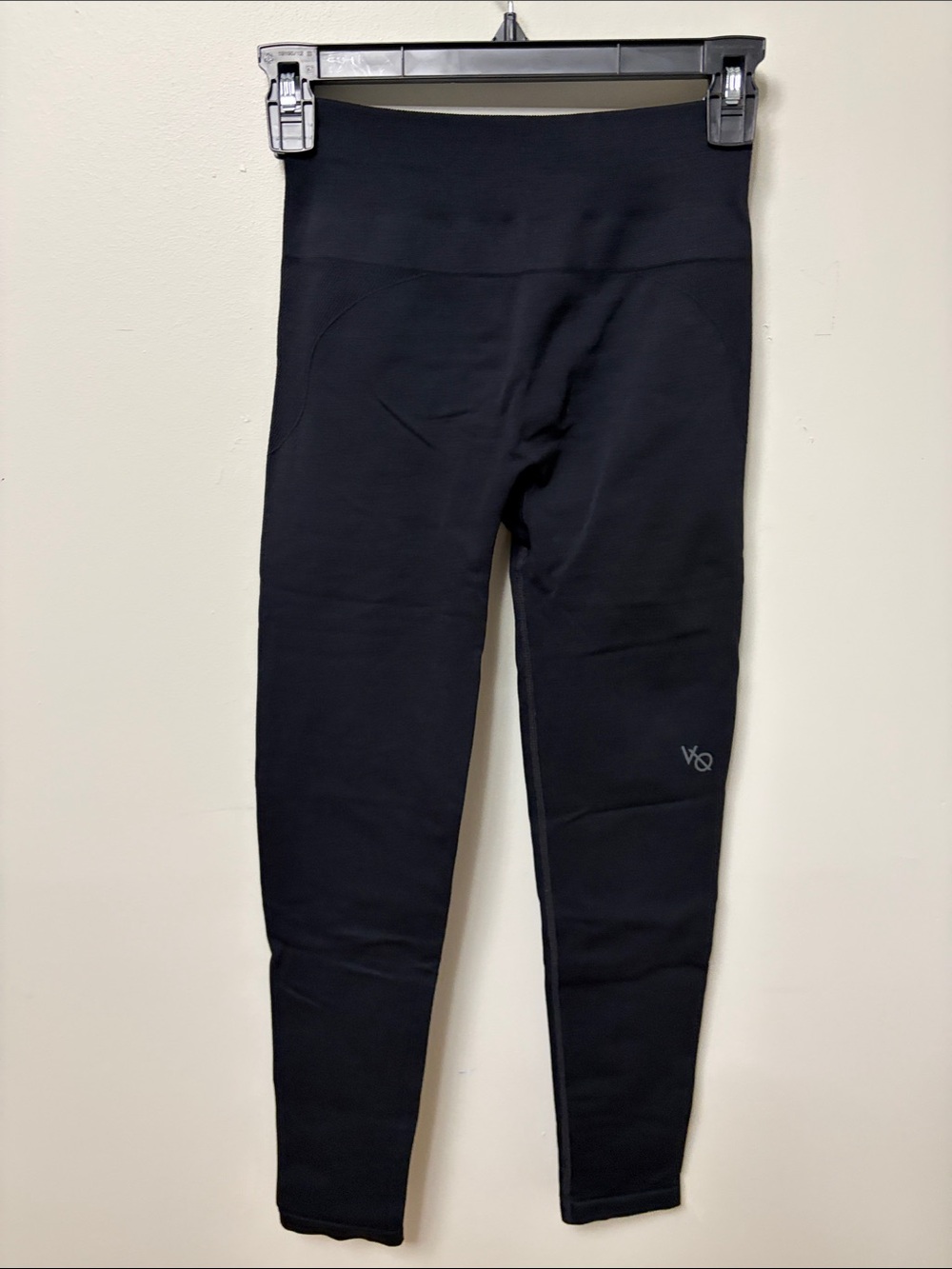 VQ Vanquish Fitness Women’s Black‎ High Waisted Seamless Leggings Size Small EUC